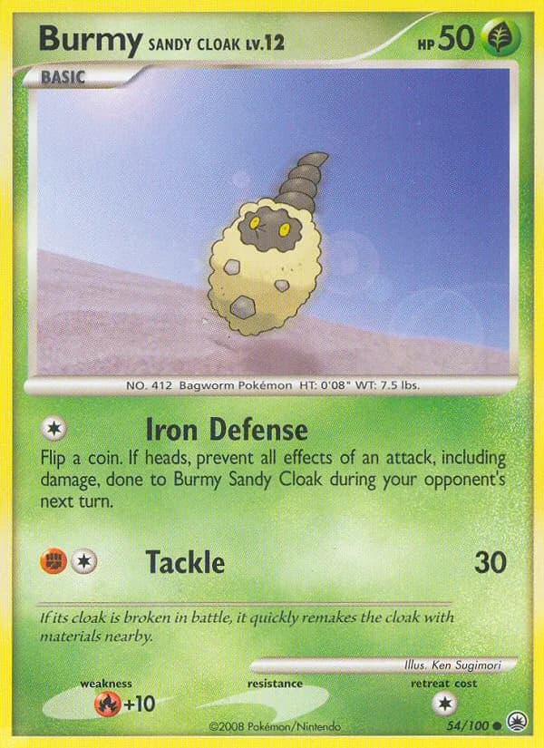 Burmy Sandy Cloak — Majestic Dawn, Common