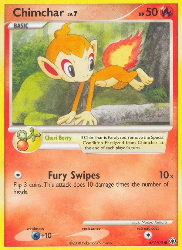 Chimchar — Majestic Dawn, Common