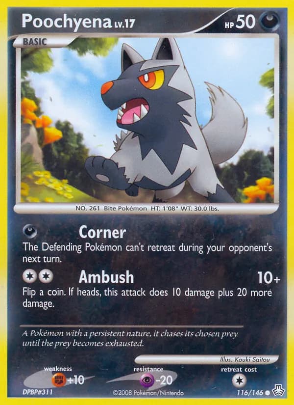 Poochyena — Legends Awakened, Common
