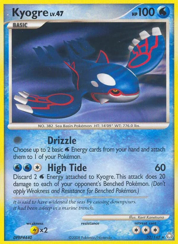 Kyogre — Legends Awakened, Rare