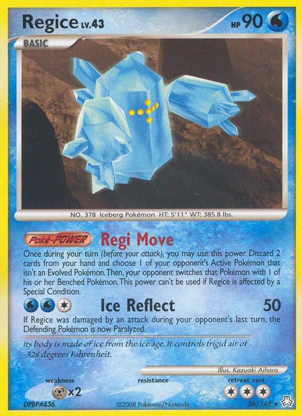 Regice — Legends Awakened, Rare
