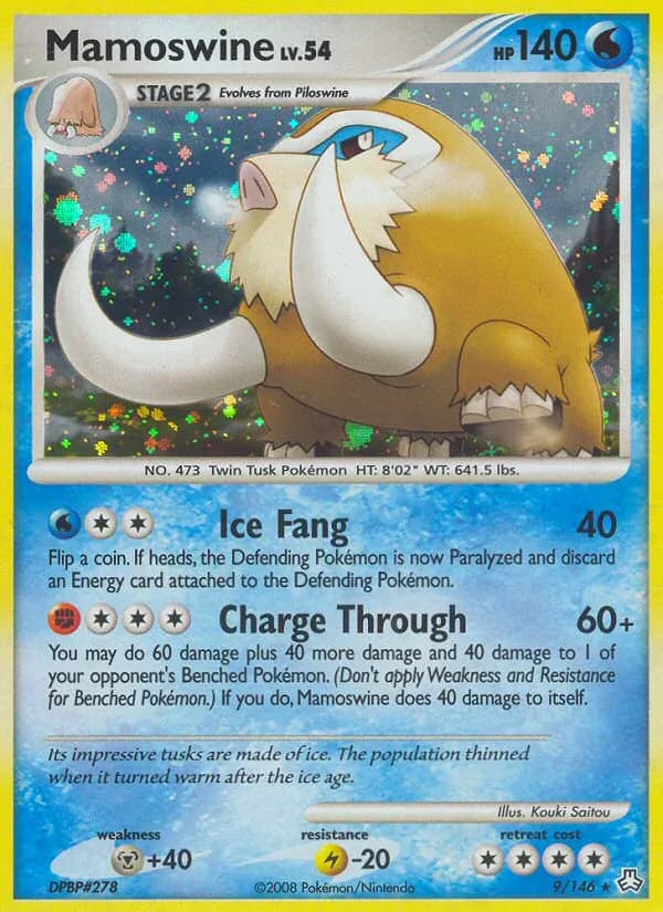 Mamoswine — Legends Awakened, Rare Holo