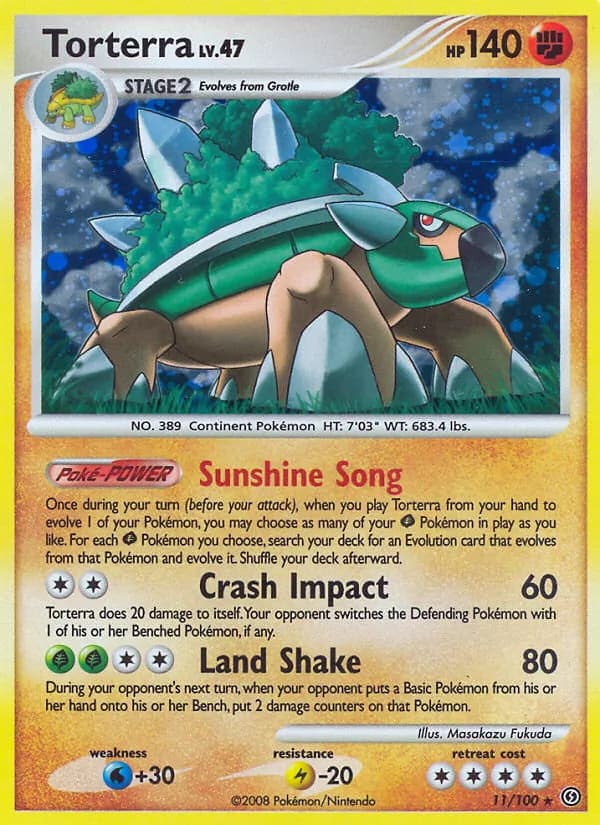 Torterra — Stormfront, Rare Holo