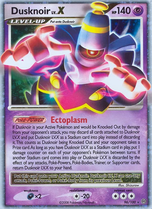 Dusknoir — Stormfront, Rare Holo LV.X