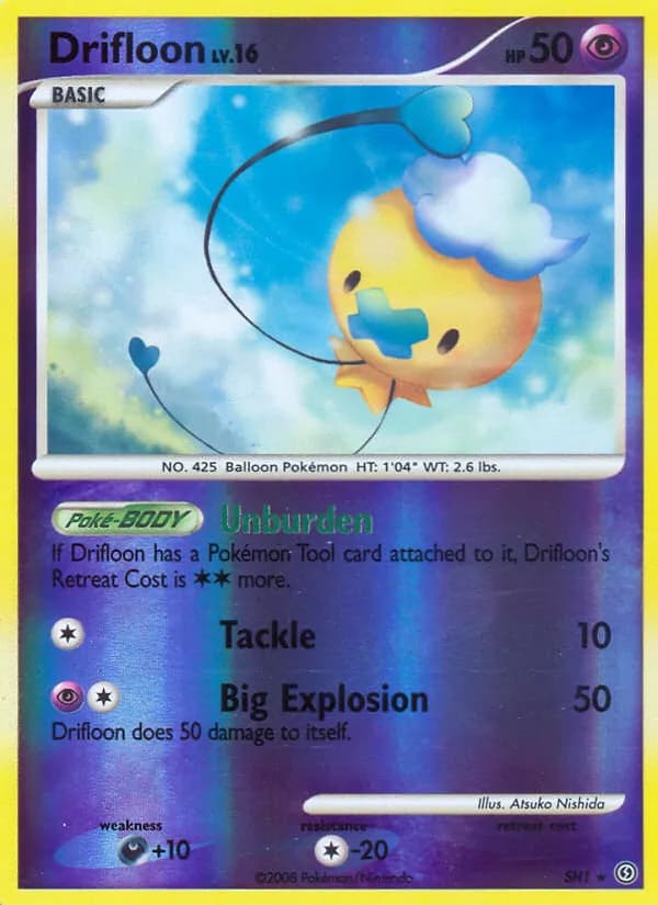 Drifloon — Stormfront, Rare Holo LV.X