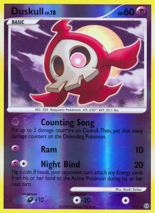 Duskull — Stormfront, Rare Holo LV.X