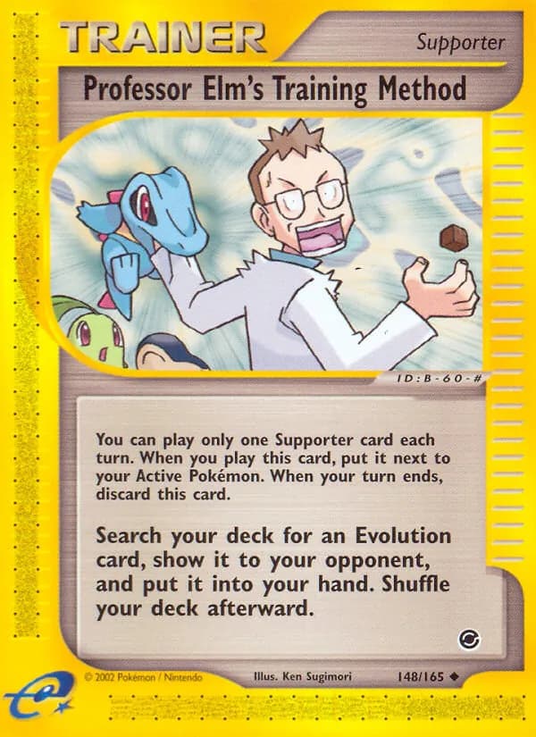 Professor Elm's Training Method — Expedition Base Set, Uncommon