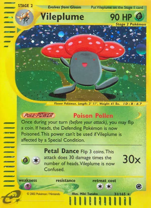 Vileplume — Expedition Base Set, Rare