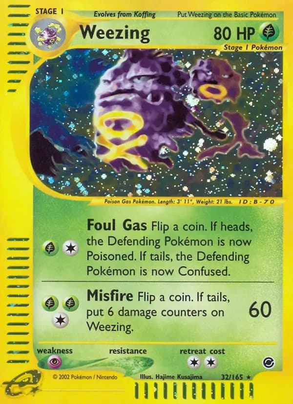 Weezing — Expedition Base Set, Rare
