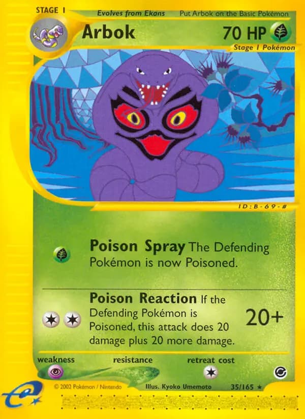 Arbok — Expedition Base Set, Rare