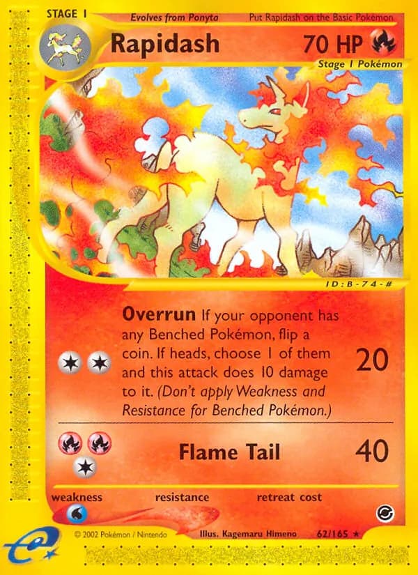 Rapidash — Expedition Base Set, Rare