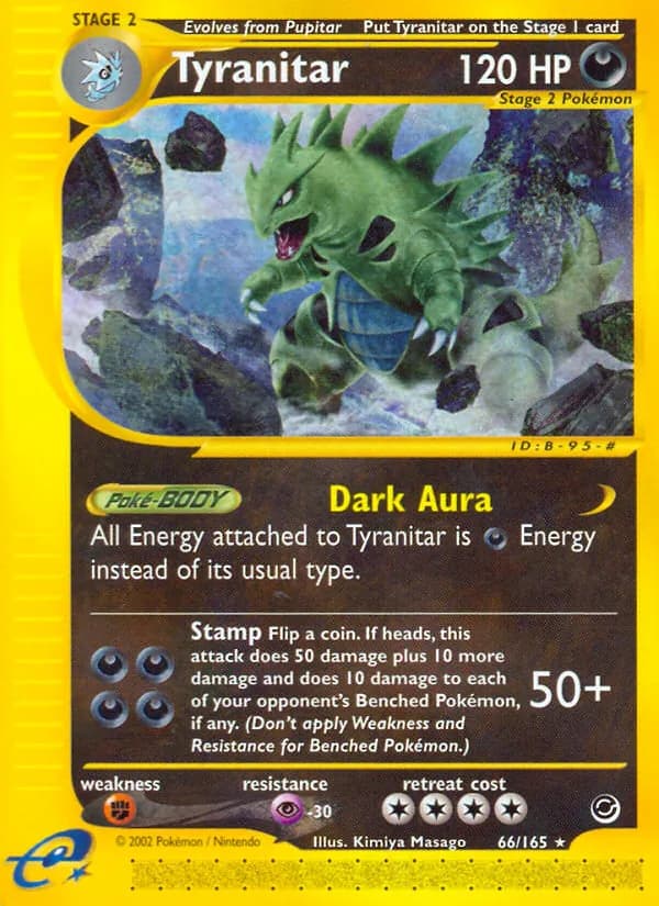 Tyranitar — Expedition Base Set, Rare