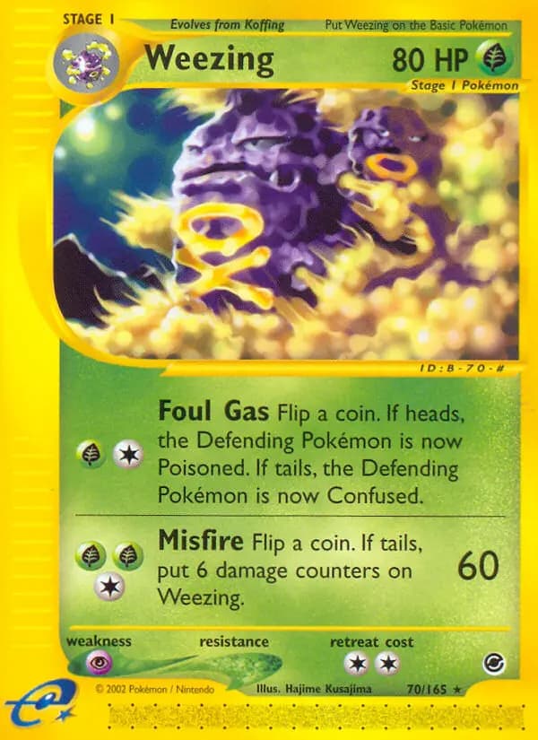 Weezing — Expedition Base Set, Rare