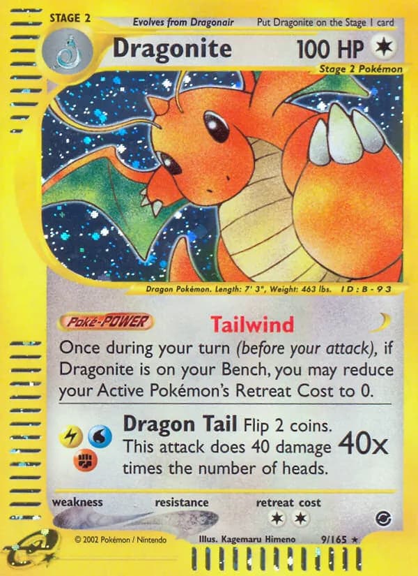 Dragonite — Expedition Base Set, Rare