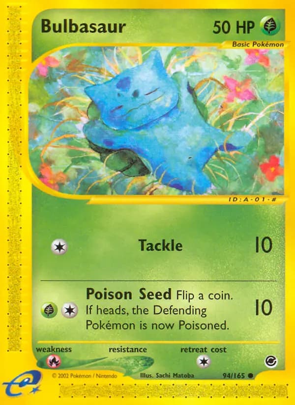 Bulbasaur — Expedition Base Set, Common