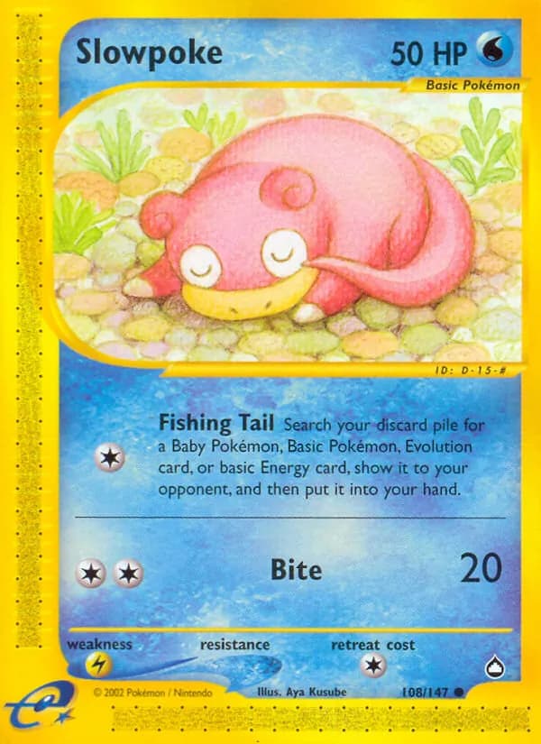 Slowpoke — Aquapolis, Common