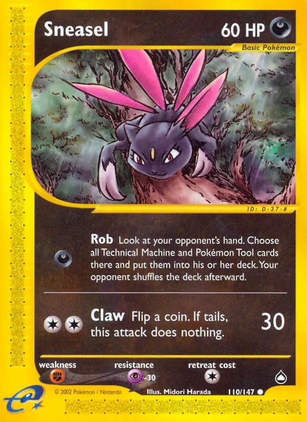 Sneasel — Aquapolis, Common