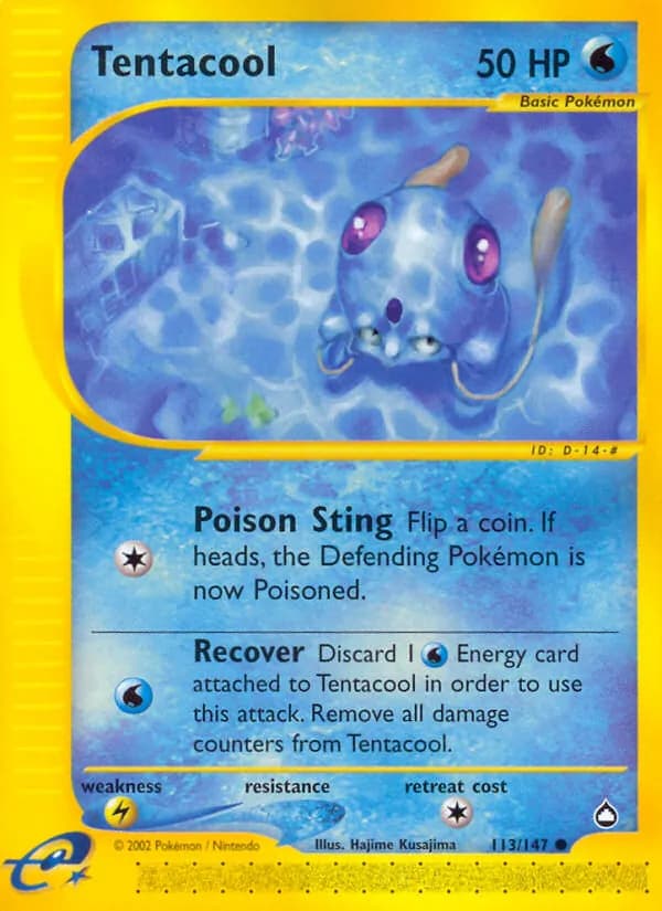 Tentacool — Aquapolis, Common