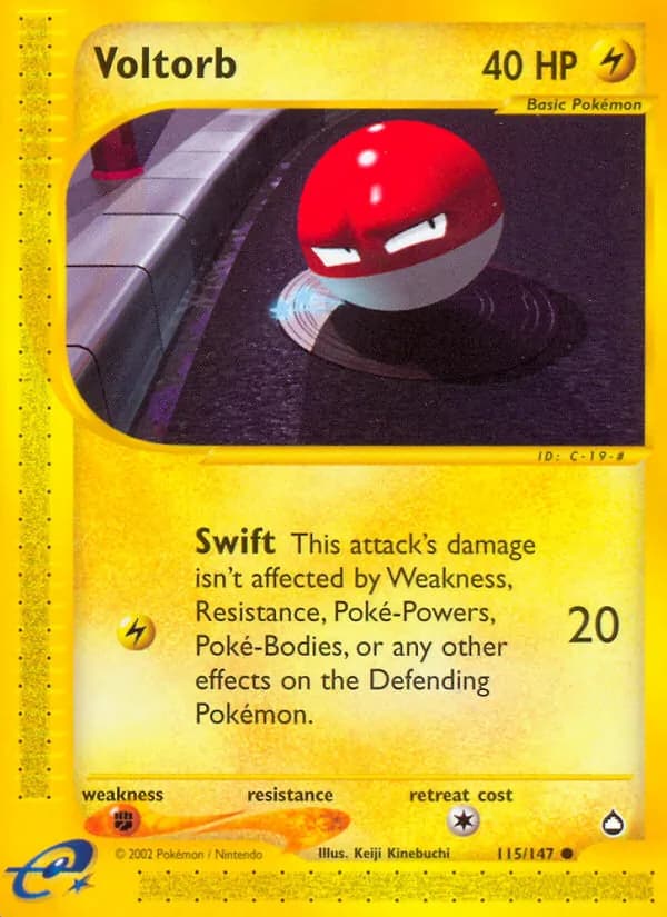 Voltorb — Aquapolis, Common