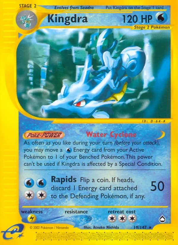 Kingdra — Aquapolis, Rare