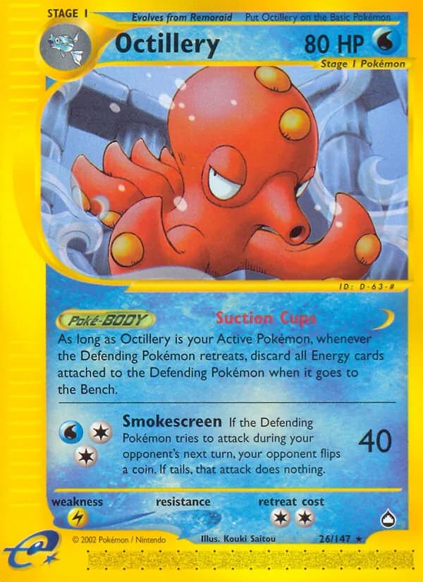 Octillery — Aquapolis, Rare