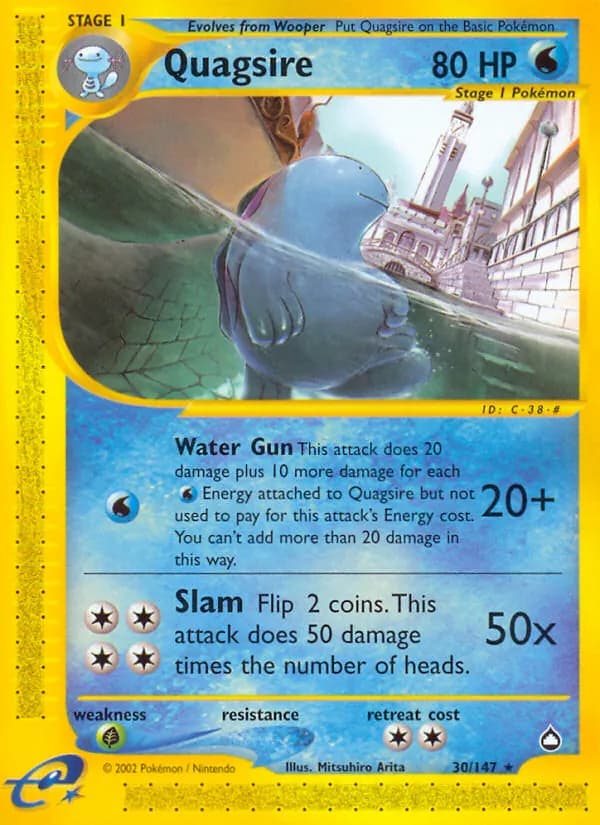 Quagsire — Aquapolis, Rare