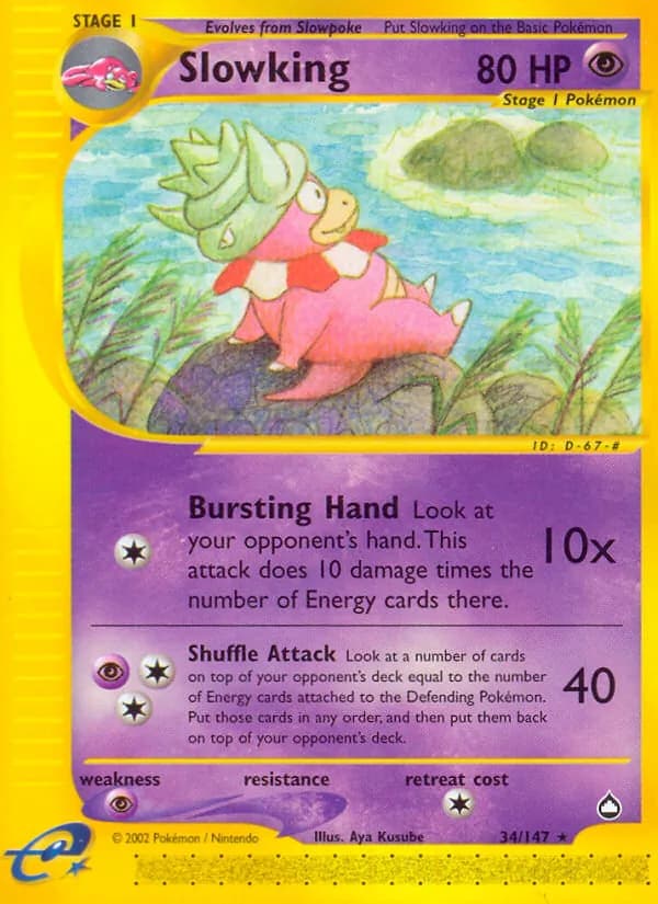 Slowking — Aquapolis, Rare