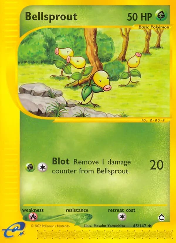 Bellsprout — Aquapolis, Uncommon