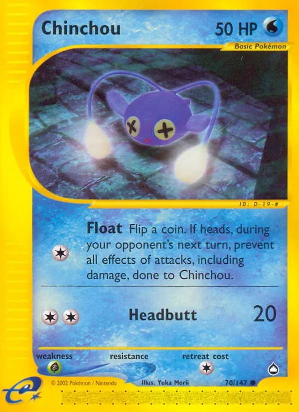 Chinchou — Aquapolis, Common
