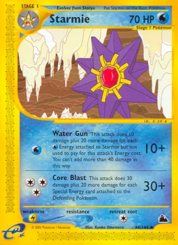Starmie — Skyridge, Uncommon