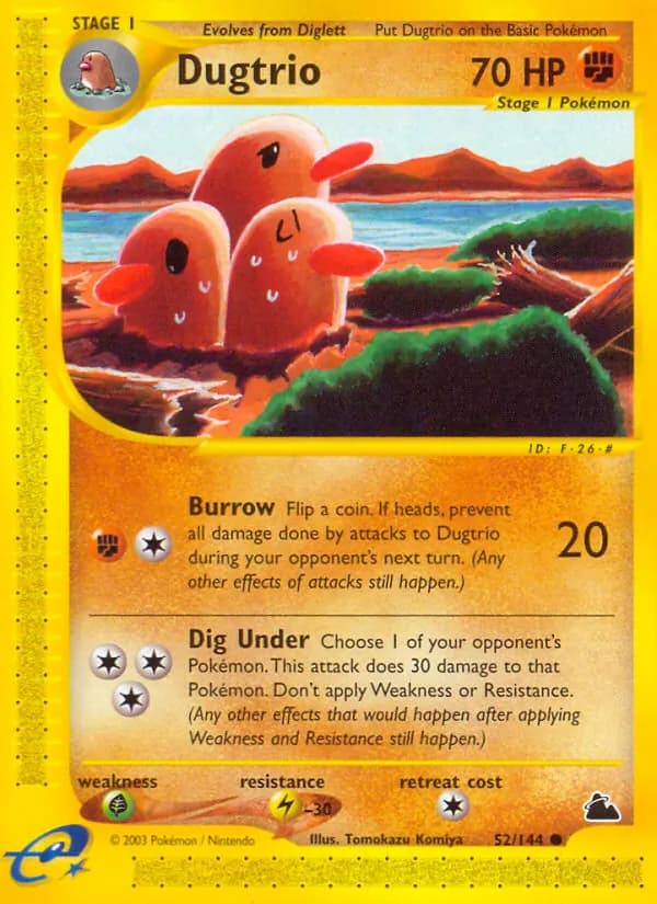 Dugtrio — Skyridge, Common