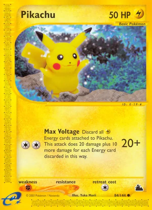 Pikachu — Skyridge, Common