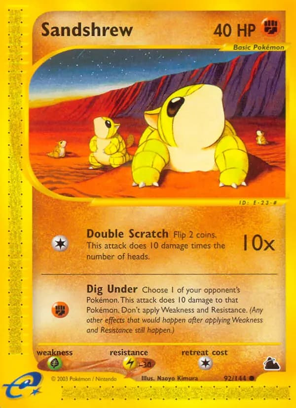 Sandshrew — Skyridge, Common