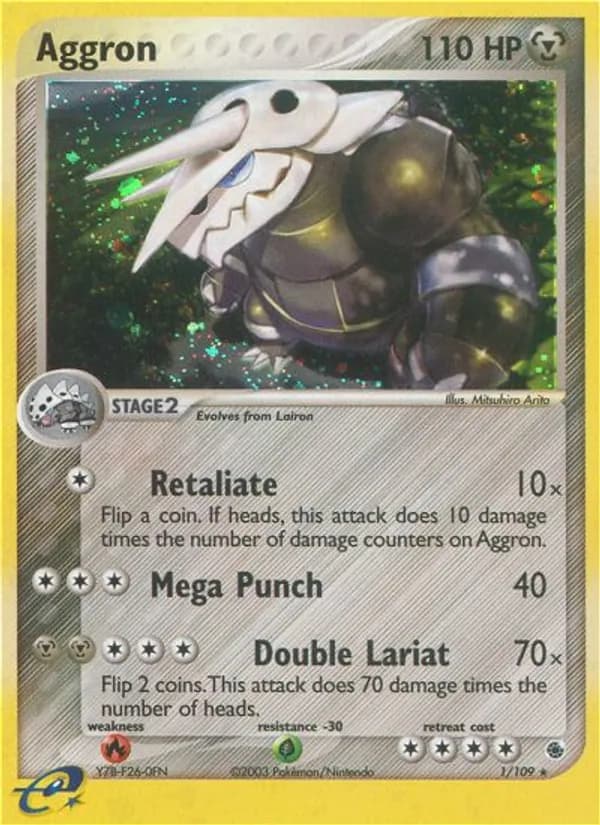 Aggron — Ruby & Sapphire, Rare