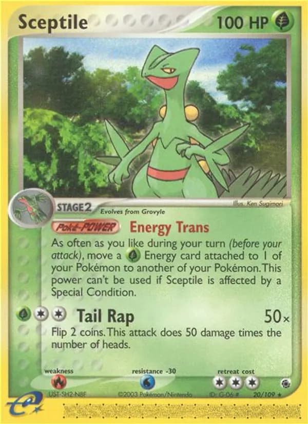 Sceptile — Ruby & Sapphire, Rare