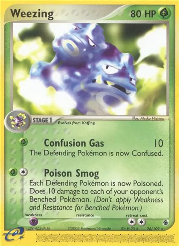 Weezing — Ruby & Sapphire, Rare