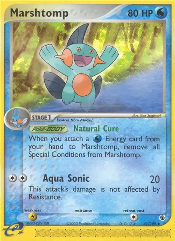 Marshtomp — Ruby & Sapphire, Uncommon