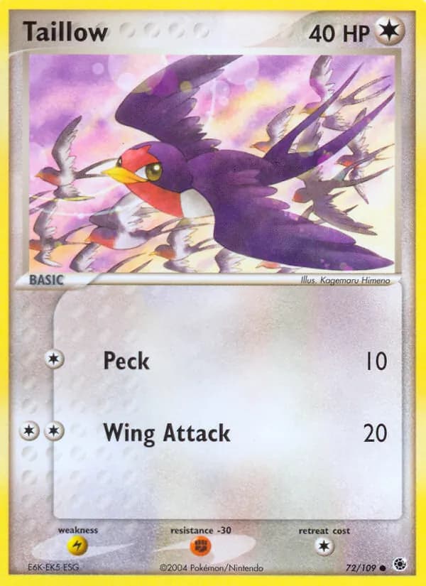 Taillow — Ruby & Sapphire, Common
