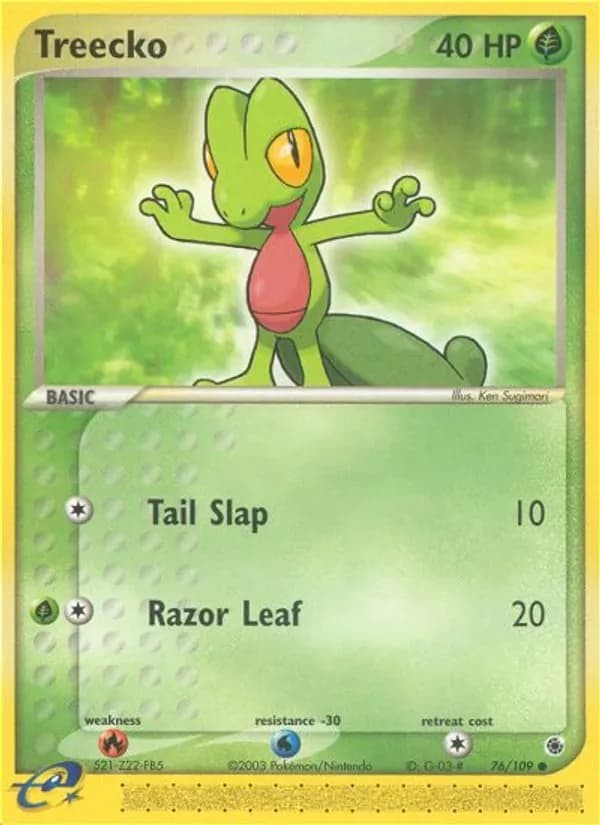 Treecko — Ruby & Sapphire, Common