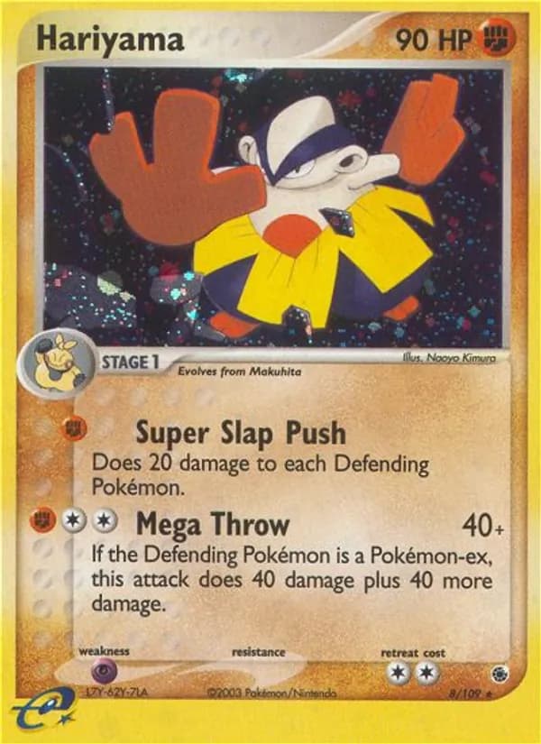 Hariyama — Ruby & Sapphire, Rare