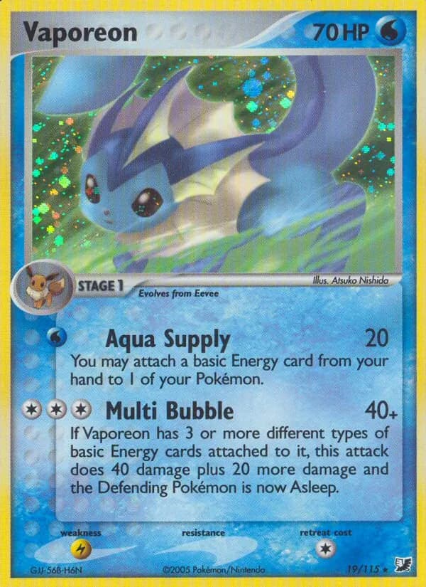 Vaporeon — Unseen Forces, Rare