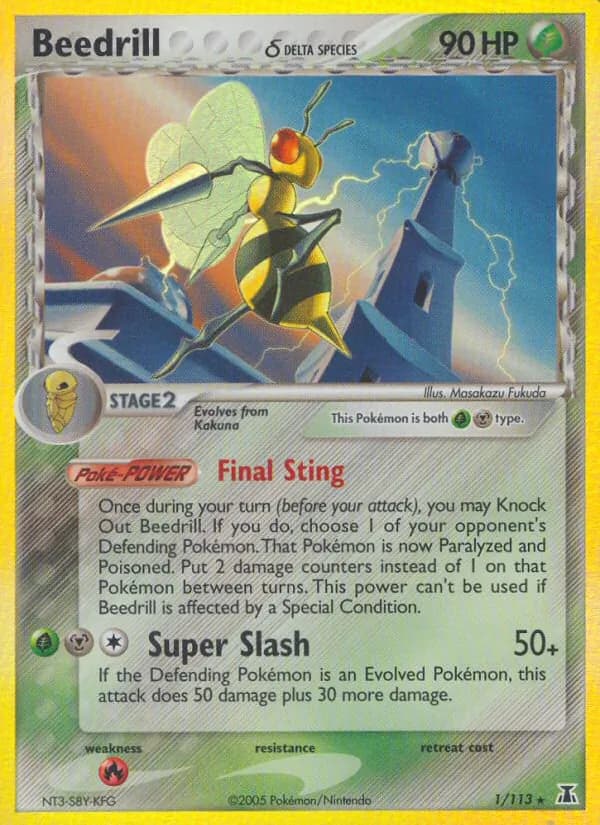 Beedrill δ — Delta Species, Rare