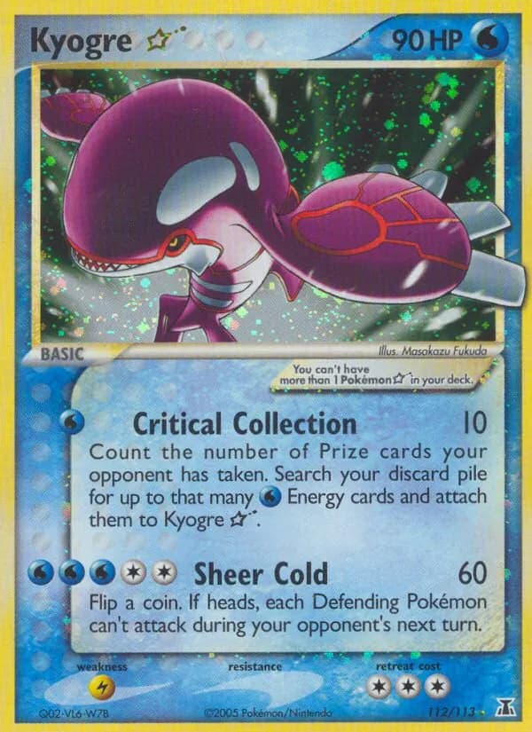 Kyogre Star — Delta Species, Rare