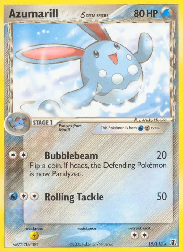Azumarill δ — Delta Species, Rare