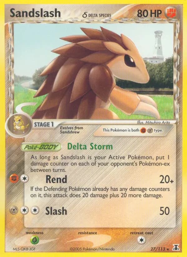 Sandslash δ — Delta Species, Rare