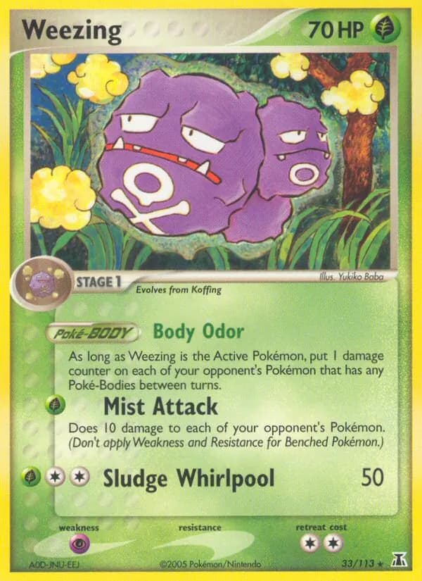 Weezing — Delta Species, Rare