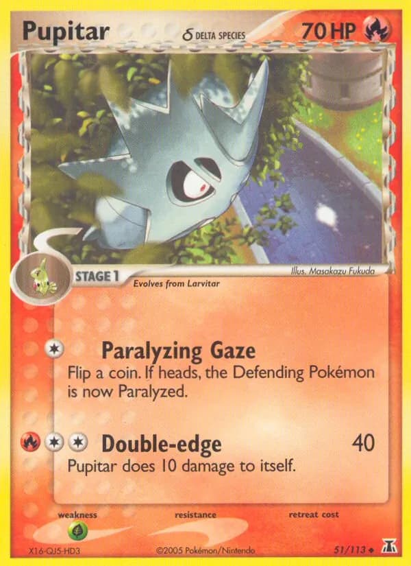 Pupitar δ — Delta Species, Uncommon