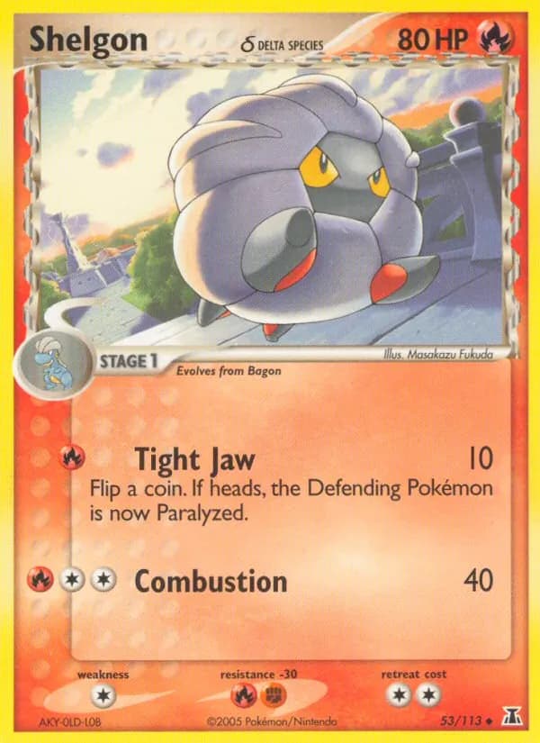 Shelgon δ — Delta Species, Uncommon