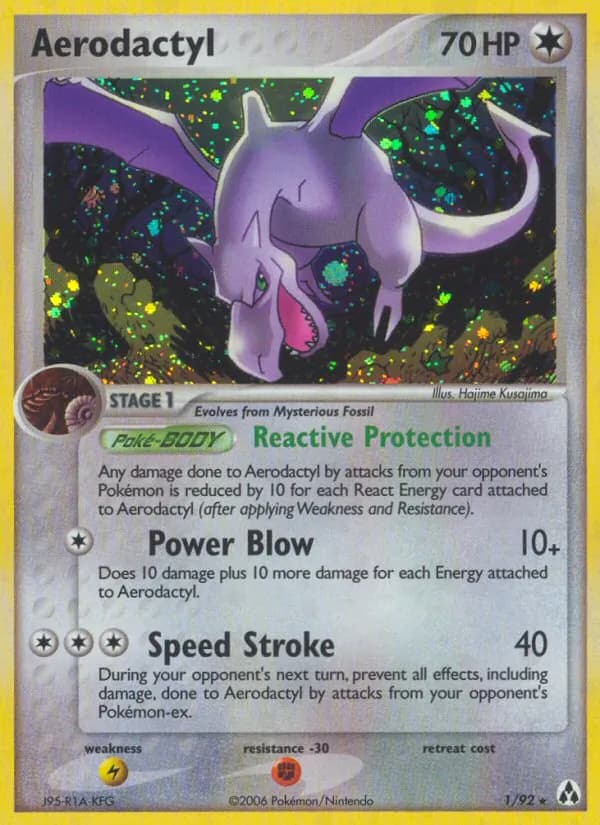 Aerodactyl — Legend Maker, Rare