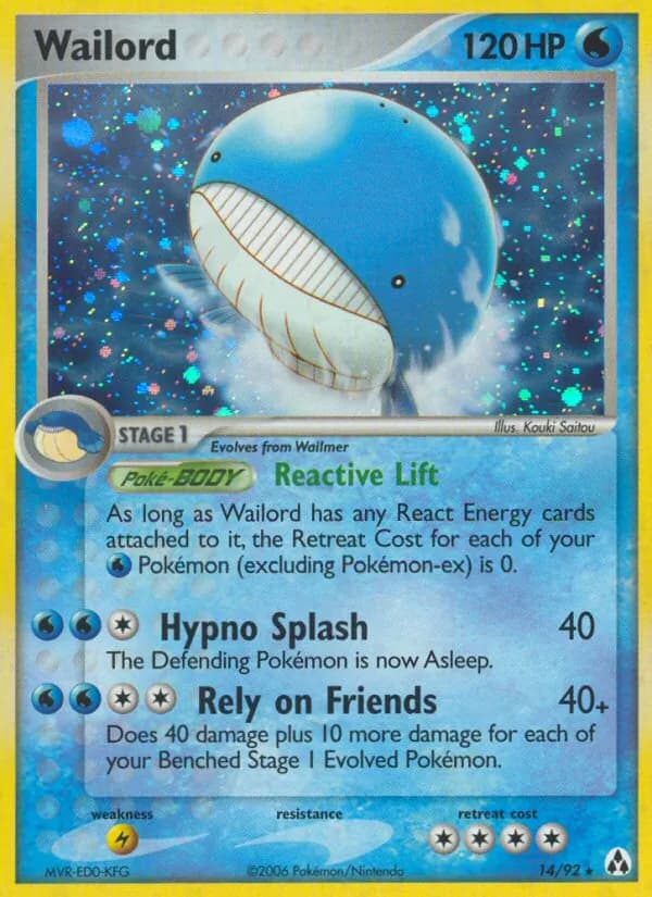 Wailord — Legend Maker, Rare